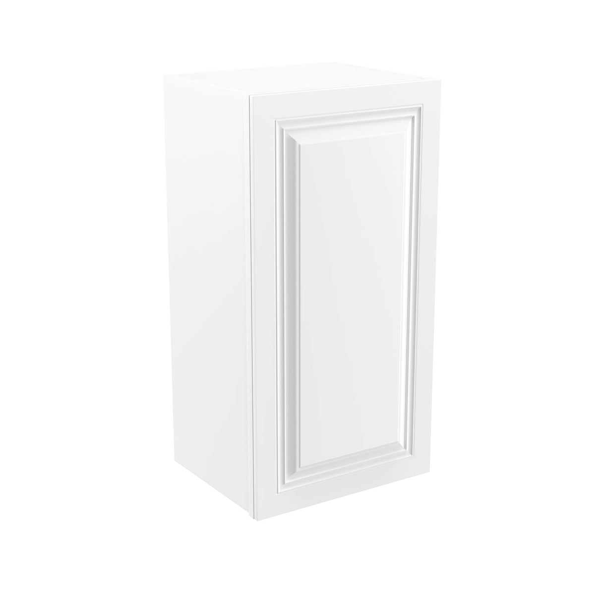 RTA - Park Avenue White - 30" High Single Door Wall Cabinet | 15"W x 30"H x 12"D