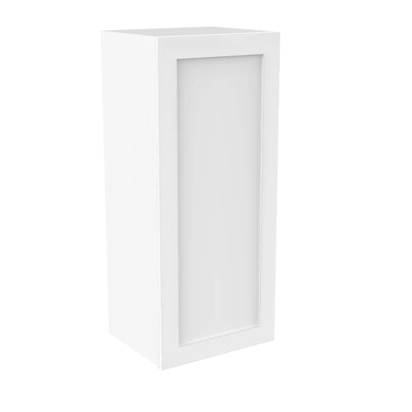 36 inch Wall Cabinet - 15W x 36H x 12D - Aria White Shaker