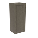 RTA - Elegant Smoky Grey - 36" High Single Door Wall Cabinet | 15"W x 36"H x 12"D