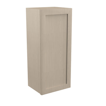 Single Door Wall Kitchen Cabinet |Elegant Stone |15W x36H x12D