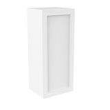 RTA - Elegant White - 36" High Single Door Wall Cabinet | 15"W x 36"H x 12"D