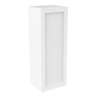 42 inch Wall Cabinet - 15W x 42H x 12D - Aria White Shaker