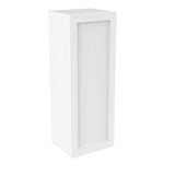 RTA - Elegant White - 42" High Single Door Wall Cabinet | 15"W x 42"H x 12"D