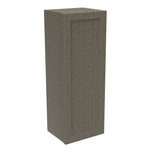RTA - Elegant Smoky Grey - 42" High Single Door Wall Cabinet | 15"W x 42"H x 12"D