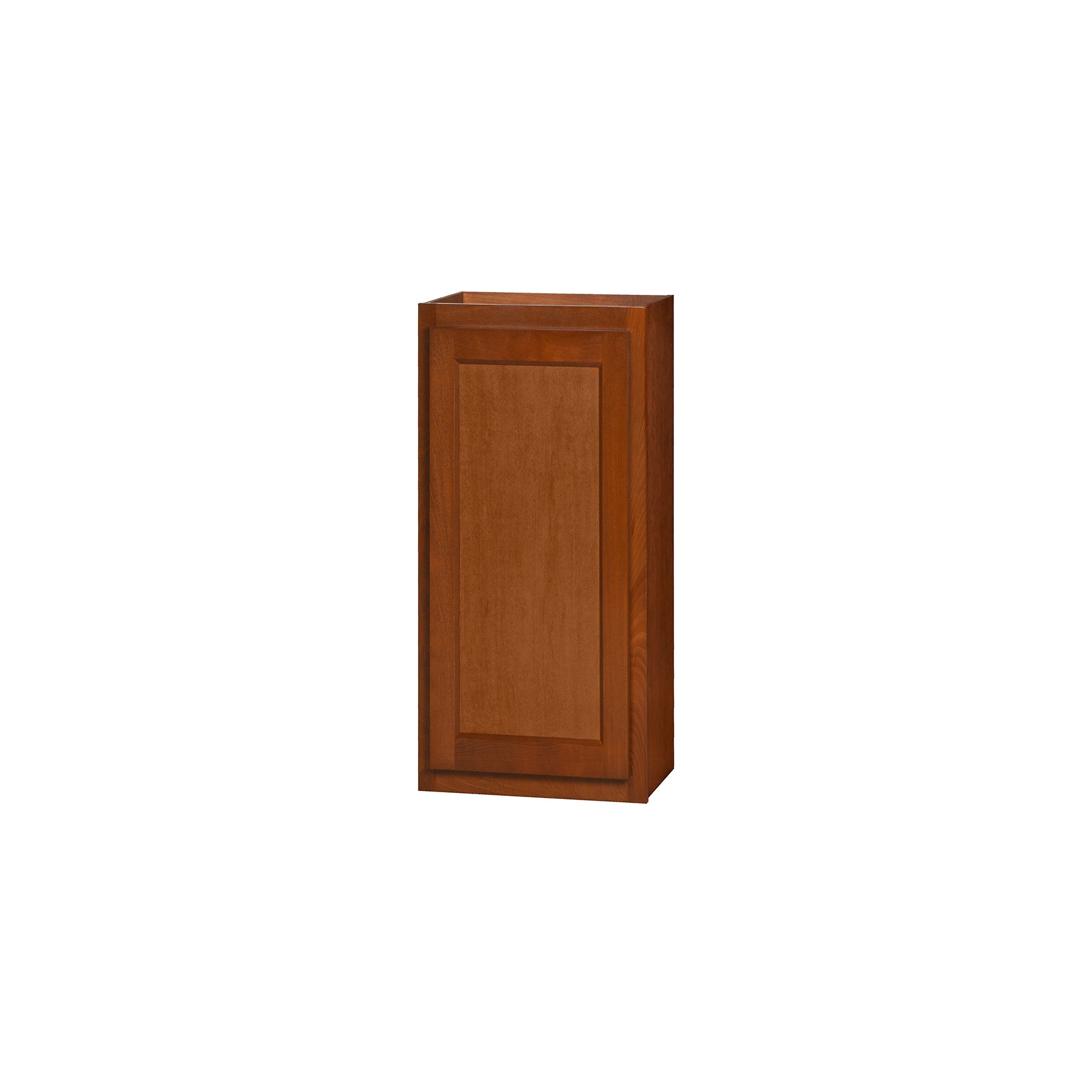 30 inch Wall Cabinets - Single Door - Glenwood Shaker - 15 Inch W x 30 Inch H x 12 Inch D