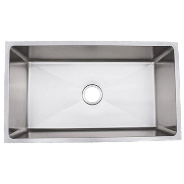 Urban Place Heavy 18 Gauge Stainless Steel Radial Bowl Sink - 9 Inch Deep