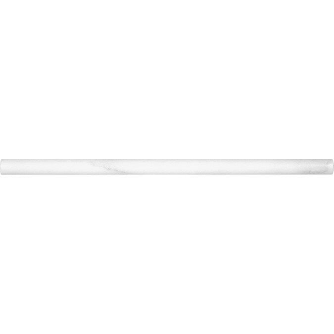 5/8 X 12 In Bianco Venatino Polished Marble Pencil