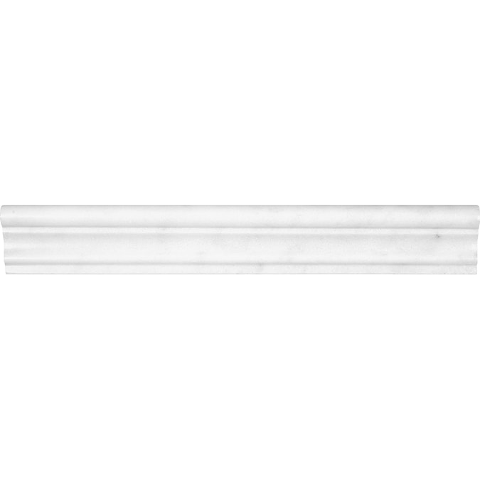 2 X 12 In Bianco Venatino Honed Marble Chairrail