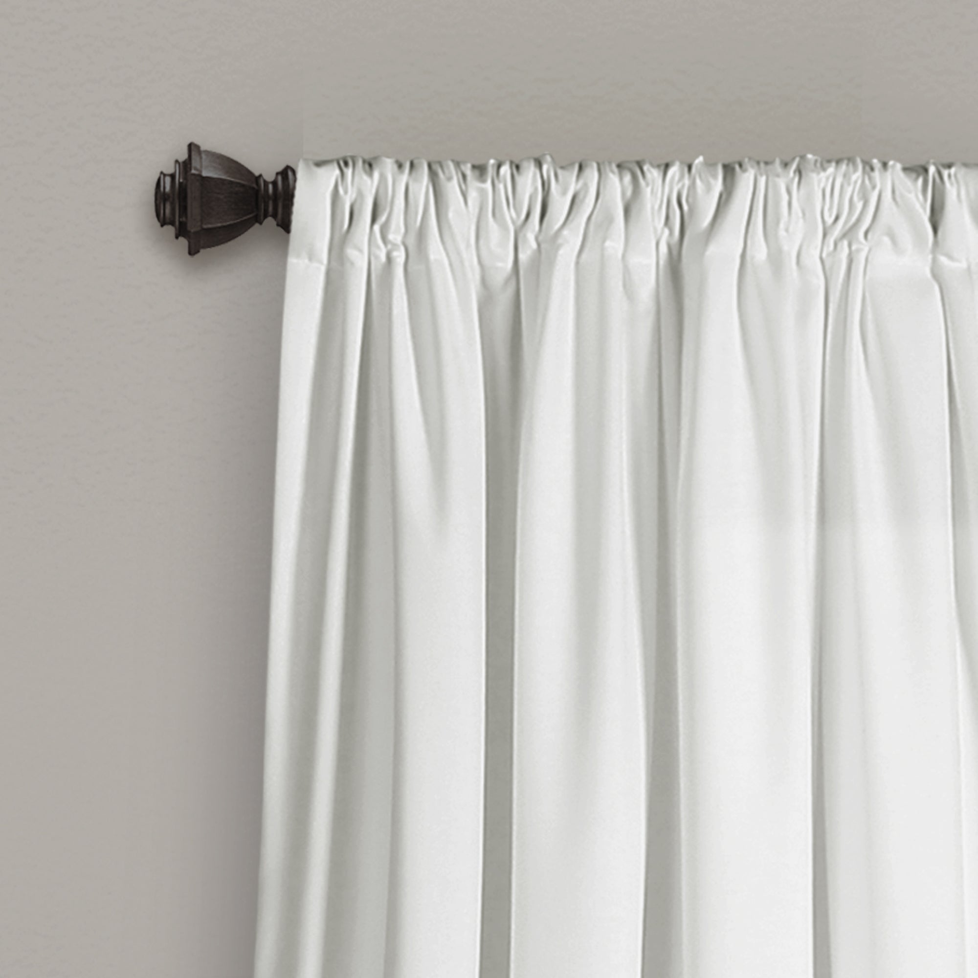 安全Shopping Allison Ruffle Window Curtain Panels Light Gray 40X84 Set 