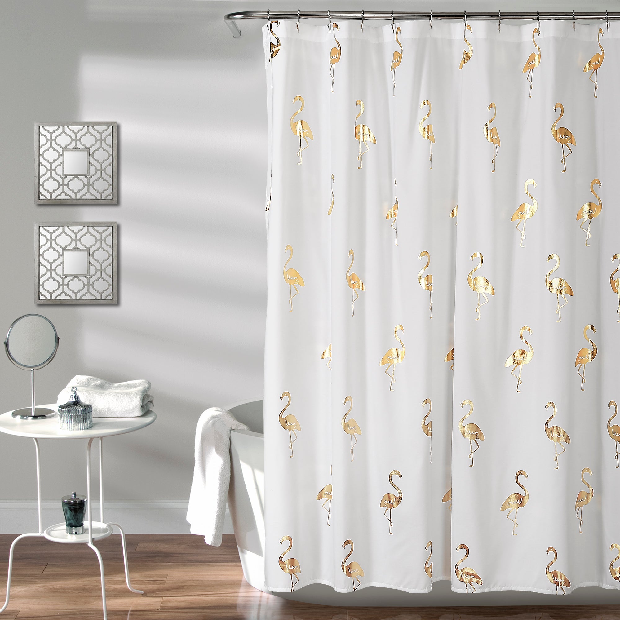 Winston Porter Enciso Striped Shower Curtain & Reviews | Wayfair
