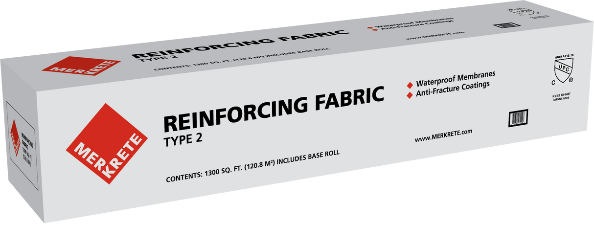 Merkrete 8 In. x 165 ft. Roll, Type 2 Reinforcing Fabric