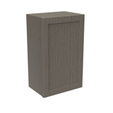 RTA - Elegant Smoky Grey - 30" High Single Door Wall Cabinet | 18"W x 30"H x 12"D