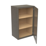 RTA - Elegant Smoky Grey - 30" High Single Door Wall Cabinet | 18"W x 30"H x 12"D