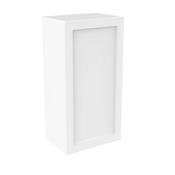 36 inch Wall Cabinet - 18W x 36H x 12D - Aria White Shaker - RTA