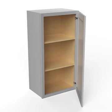 36 inch Wall Cabinet - 18W x 36H x 12D - Grey Shaker Cabinet - RTA