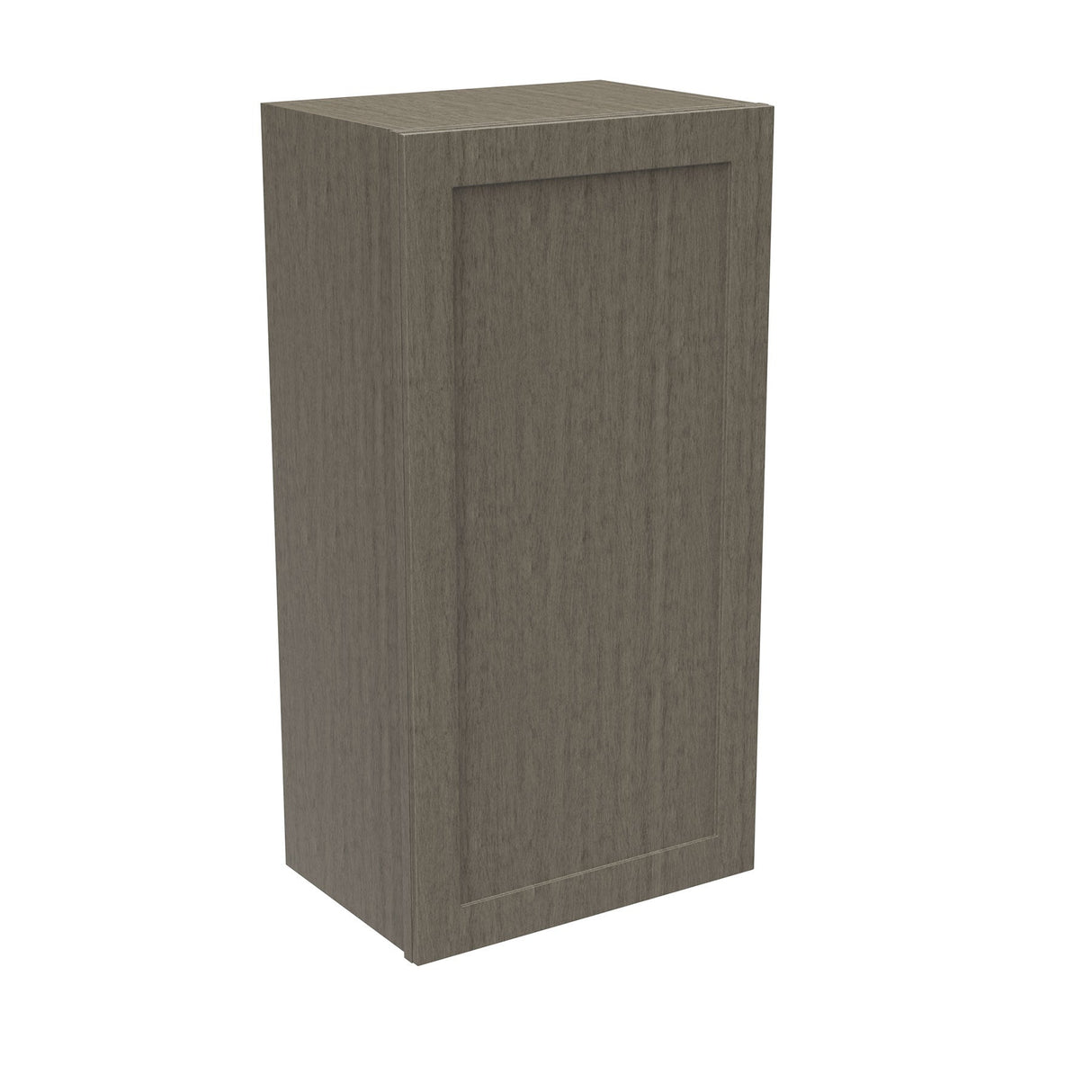 RTA - Elegant Smoky Grey - 36" High Single Door Wall Cabinet | 18"W x 36"H x 12"D