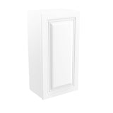 RTA - Park Avenue White - 36" High Single Door Wall Cabinet | 18"W x 36"H x 12"D
