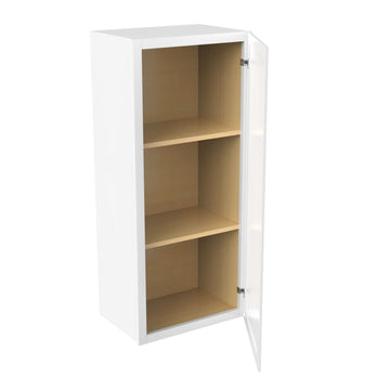 Elegant White - Single Door Wall Cabinet | 18