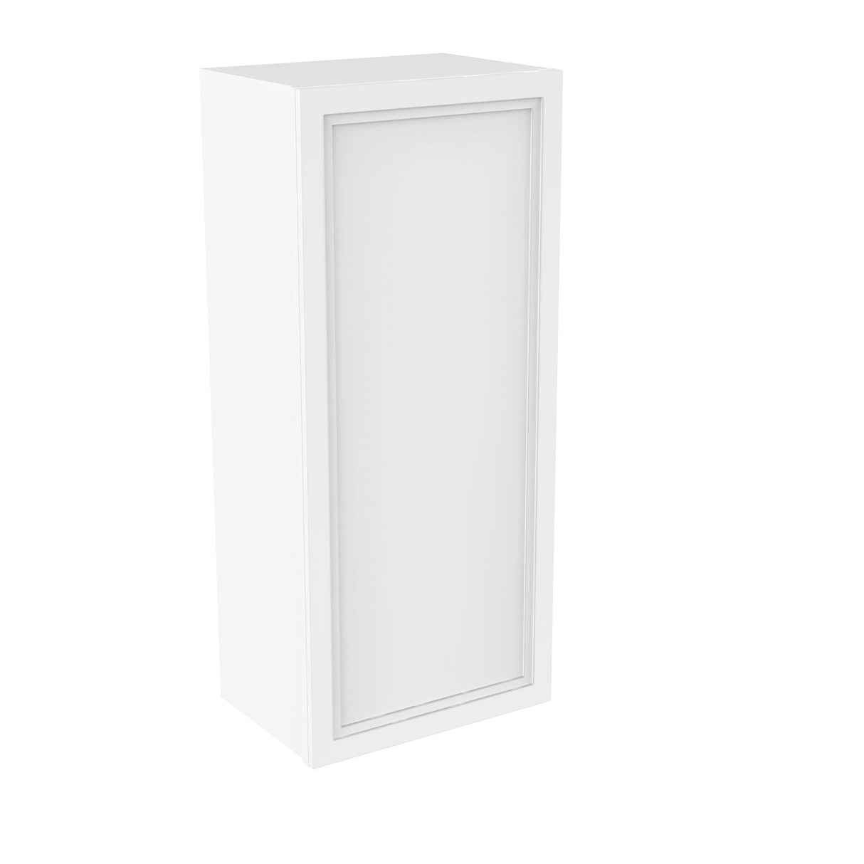 RTA - Fashion White - 42" High Single Door Wall Cabinet | 18"W x 42"H x 12"D