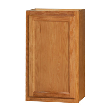 30 inch Wall Cabinets - Single Door - Chadwood Shaker - 18 Inch W x 30 Inch H x 12 Inch D
