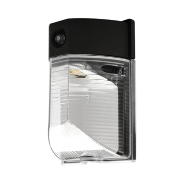13W LED Mini Wall Pack Lights With Photocell - 4000K DLC Qualified - Dusk-to-Dawn - Waterproof IP65