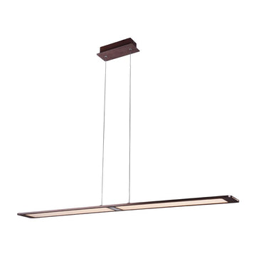 LED Pendant Light Fixture, Dimmable, 3000K (Warm White), Brushed Brown (P706571-120)