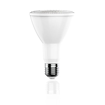 PAR30 LED Light Bulbs W/ Long Neck - 12W, 3000K - Dimmable - 800 Lm - E26 Base - Warm White