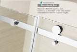 Shower Door - 48" x 80" Bright Chrome