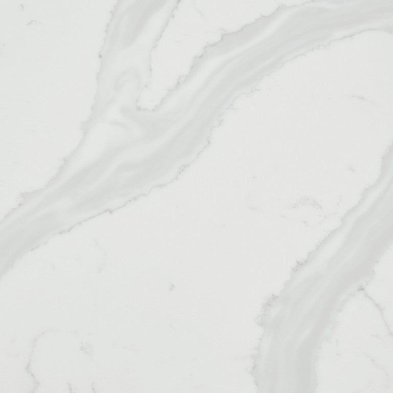 Statuario White Quartz Top Side Splash