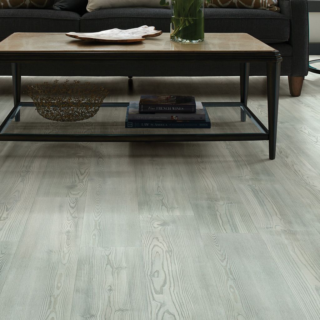 Shaw Floorte Pro Anvil Plus 2032V-05077, Clean Pine SPC Flooring, Floating/Glue Down Vinyl Floor Tile, 7" x 48" x 4.4mm (27.73SQ FT/ CTN)