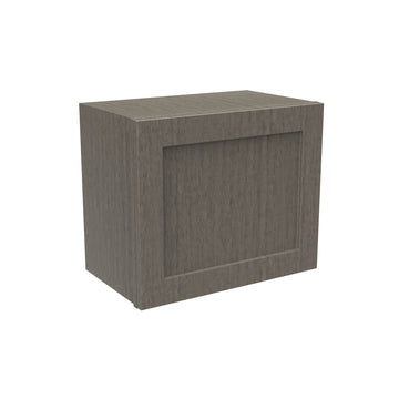 Elegant Smoky Grey - Single Door Wall Cabinet | 18