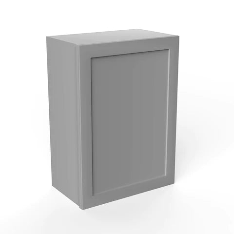 Wall Kitchen Cabinet - 21W x 30H x 12D - Grey Shaker Cabinet - RTA