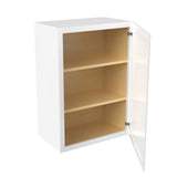 RTA - Fashion White - 30" High Single Door Wall Cabinet | 21"W x 30"H x 12"D