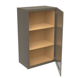 RTA - Elegant Smoky Grey - 36" High Single Door Wall Cabinet | 21"W x 36"H x 12"D