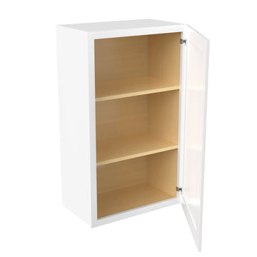 RTA - Fashion White - 36" High Single Door Wall Cabinet | 21"W x 36"H x 12"D