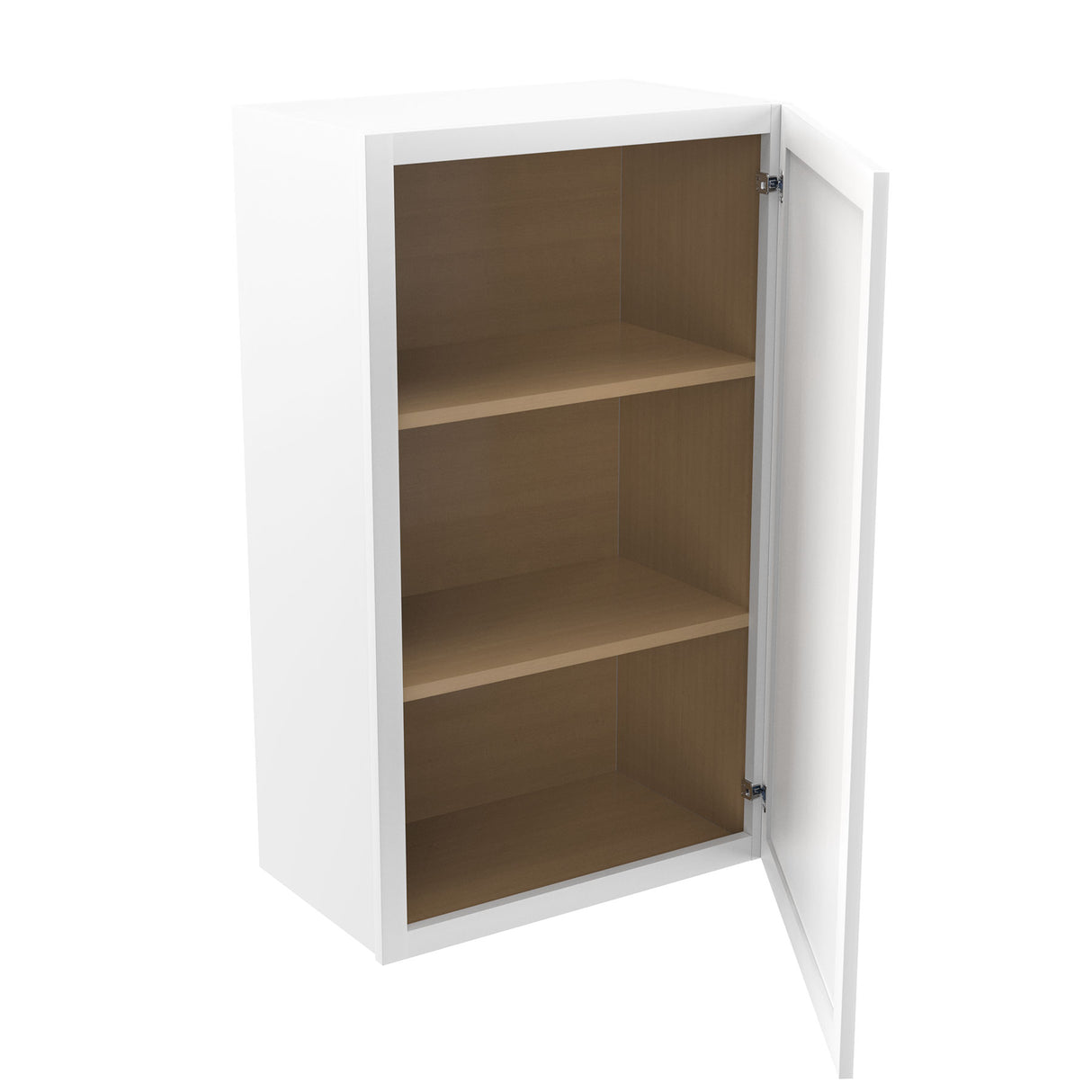 Park Avenue White - Single Door Wall Cabinet | 21"W x 36"H x 12"D