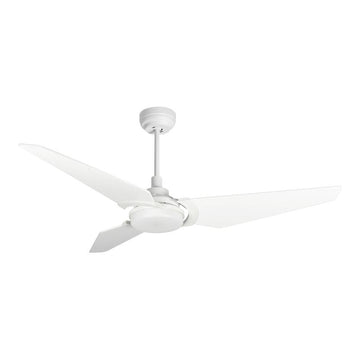 Trailblazer White/White 3 Blade Smart Ceiling Fan with Dimmable LED Light Kit Works with Remote Control, Wi-Fi apps and Voice control via Google Assistant/Alexa/Siri