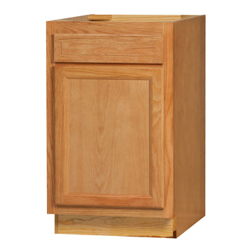 21 Inch Base Cabinets - Chadwood Shaker - 21 Inch W x 24 Inch D x 34.5 Inch H