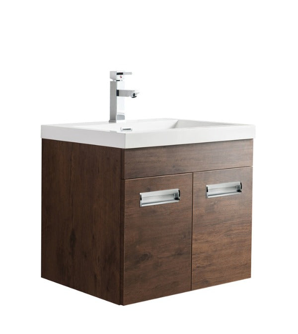 Alpha Floating / Wall Mounted Bathroom Vanity with Acrylic Sink
