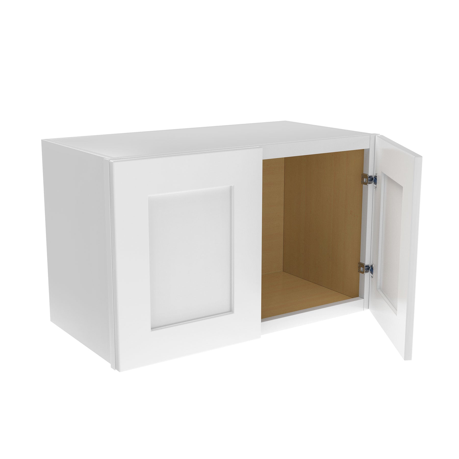 Elegant White - Double Door Wall Cabinet | 24"W x 15"H x 12"D