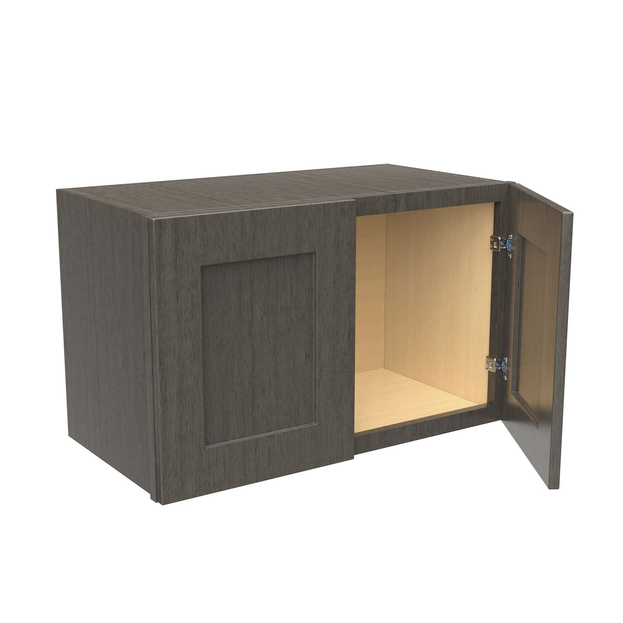 RTA - Elegant Smoky Grey - 12"-15" High Wall Cabinet | 24"W x 15"H x 12"D