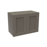 RTA - Elegant Smoky Grey - 18" High Wall Cabinet | 24"W x 18"H x 12"D