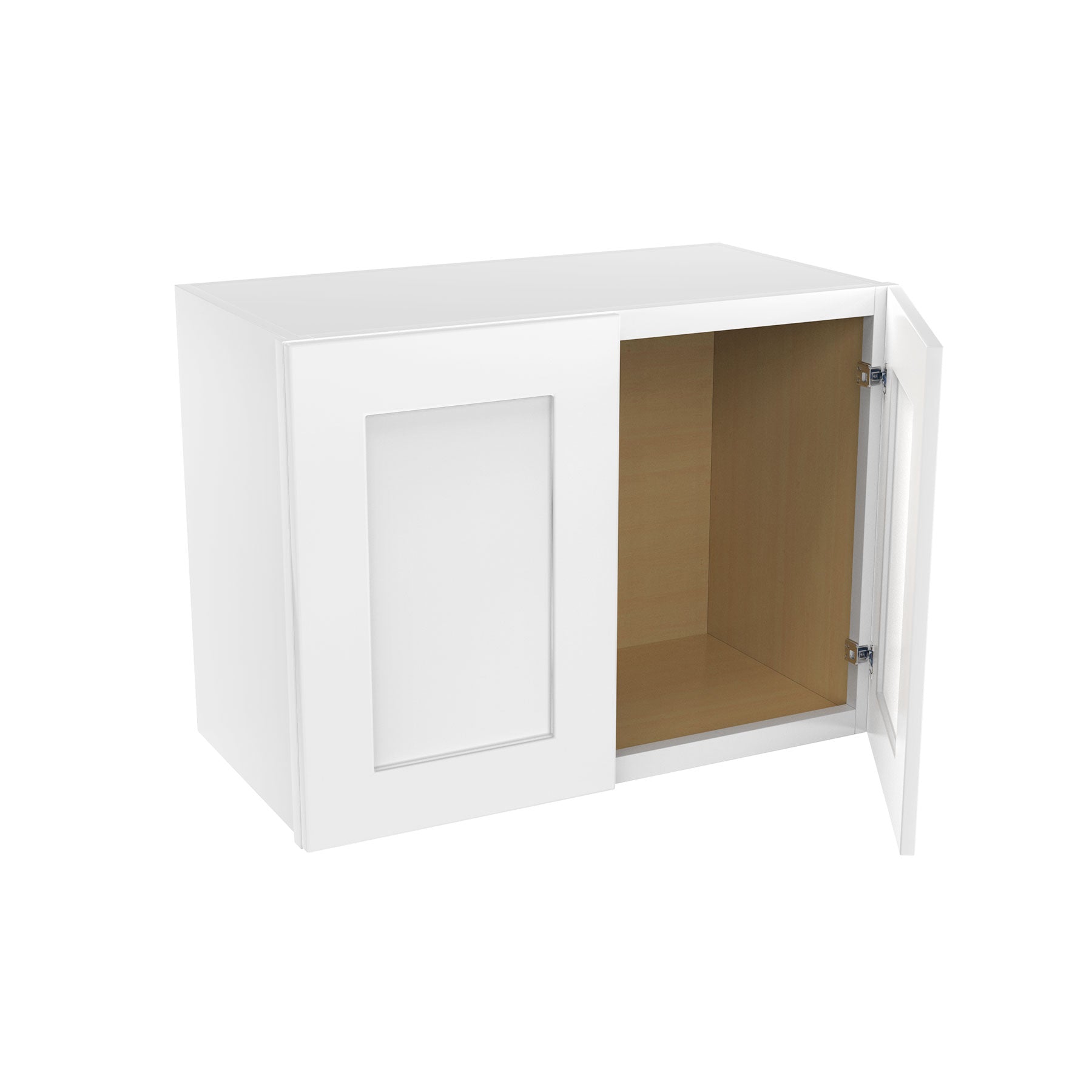 Elegant White - Double Door Wall Cabinet | 24"W x 18"H x 12"D