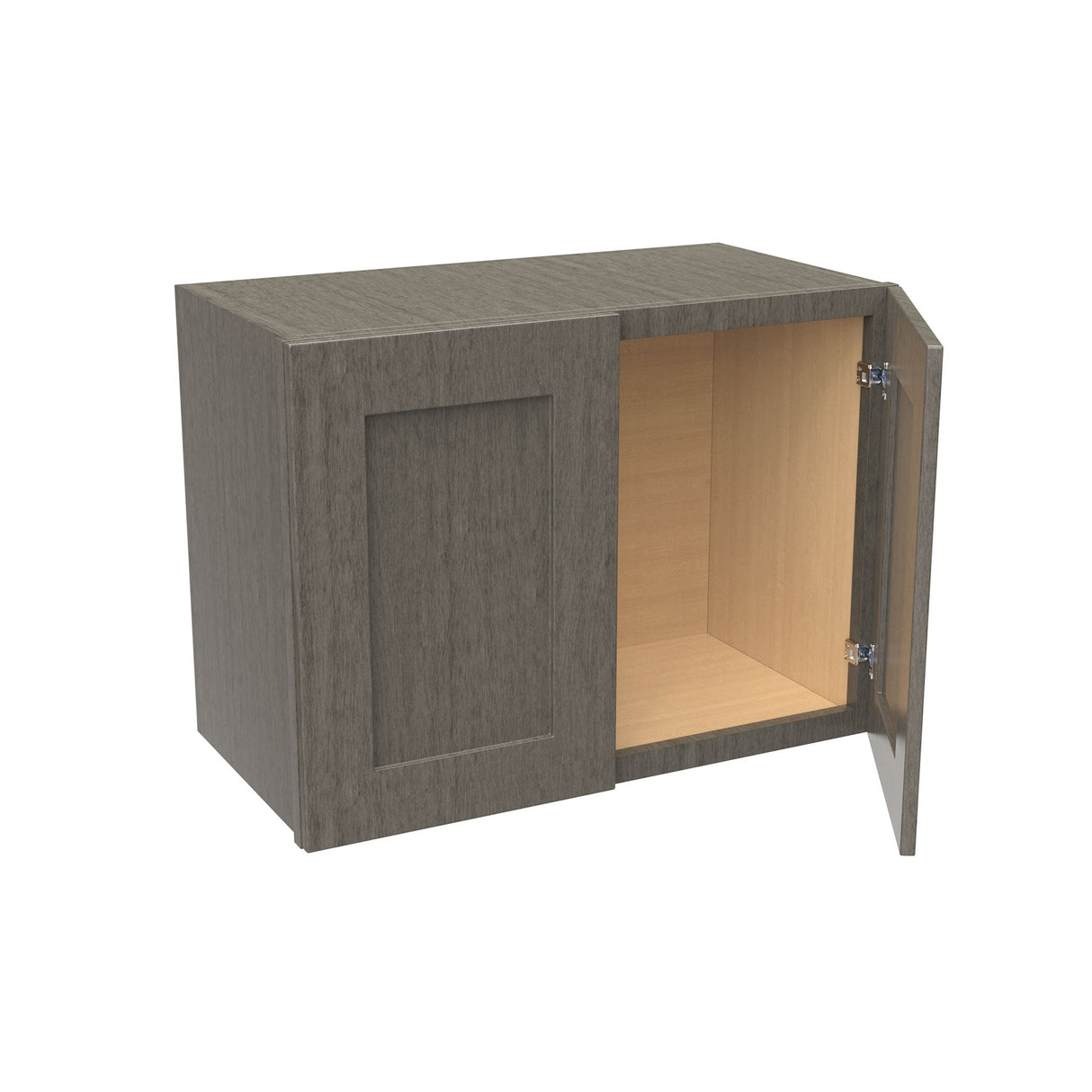 RTA - Elegant Smoky Grey - 18" High Wall Cabinet | 24"W x 18"H x 12"D
