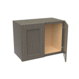 RTA - Elegant Smoky Grey - 18" High Wall Cabinet | 24"W x 18"H x 12"D