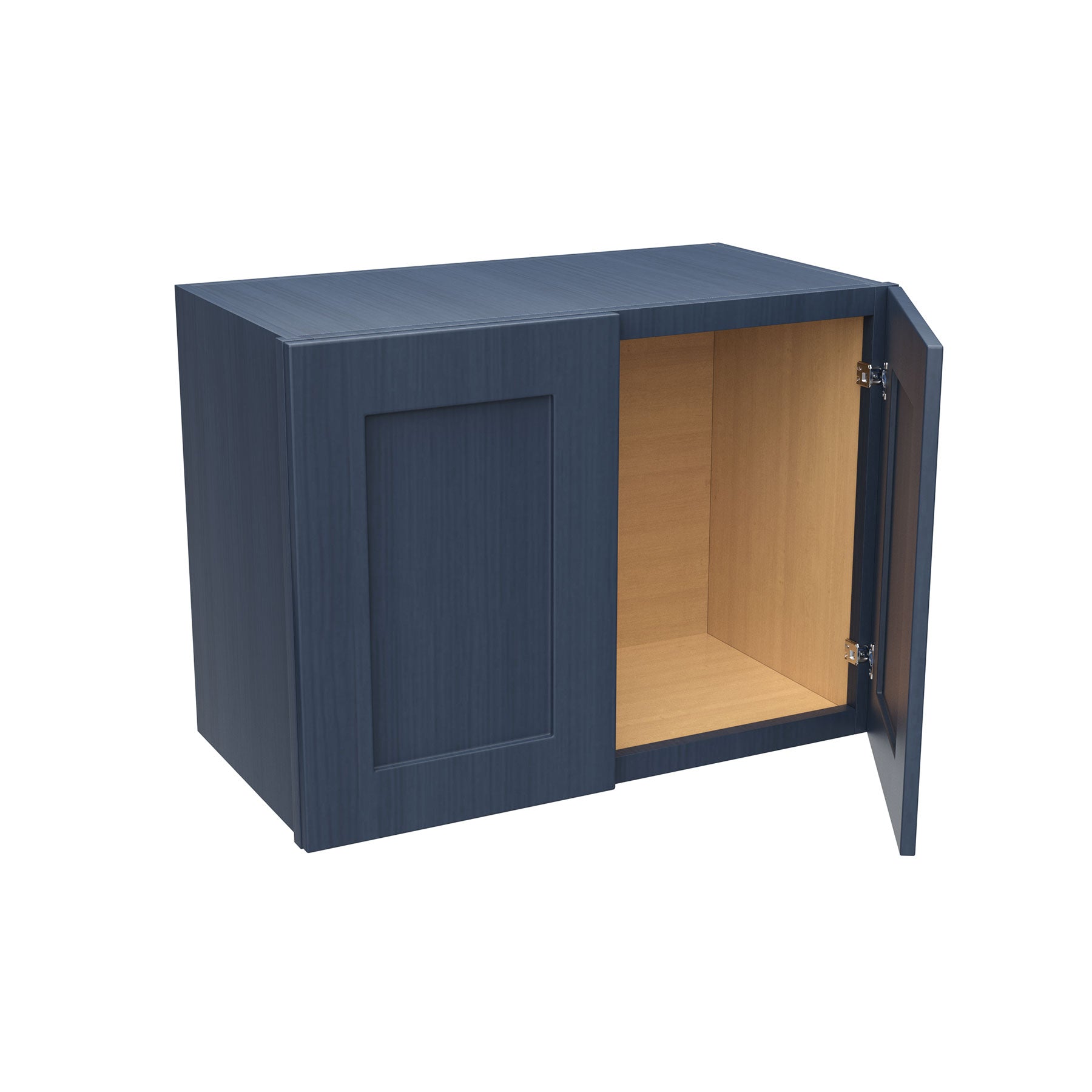 Double Door Wall Cabinet | Elegant Ocean Blue | 24W x 18H x 12D
