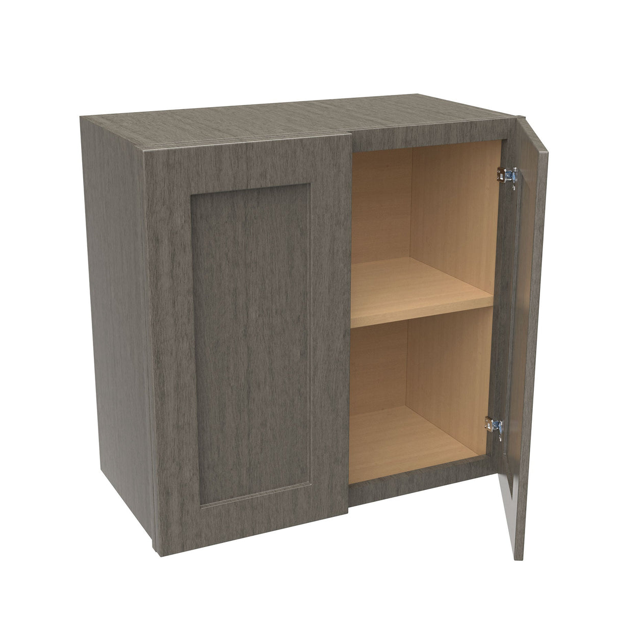 RTA - Elegant Smoky Grey - 24" High Wall Cabinet | 24"W x 24"H x 12"D