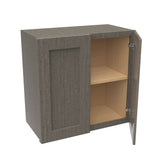 RTA - Elegant Smoky Grey - 24" High Wall Cabinet | 24"W x 24"H x 12"D