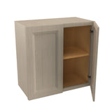 Richmond Stone - Double Door Wall Cabinet | 24"W x 24"H x 12"D