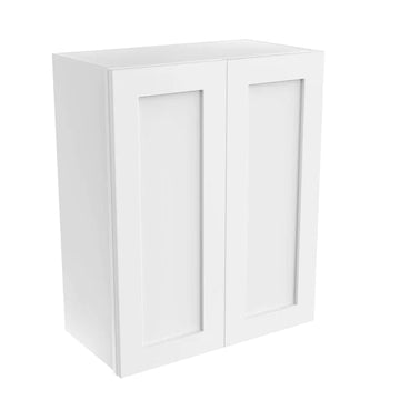 Wall Kitchen Cabinet - 24W x 30H x 12D - Aria White Shaker